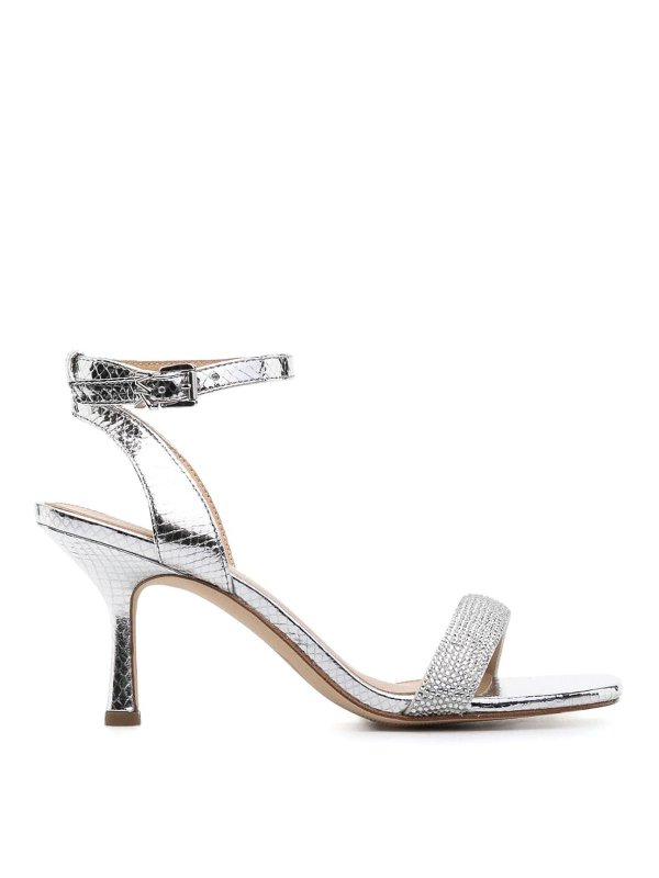 MICHAEL KORS: サンダル - サンダル - 銀