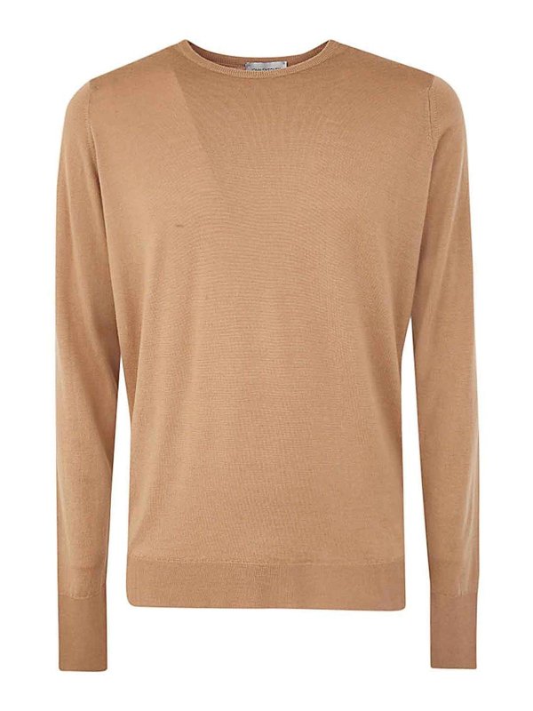 JOHN SMEDLEY: crew necks - Marcus long sleeves crew neck pullover
