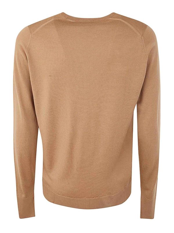 JOHN SMEDLEY: crew necks online - Marcus long sleeves crew neck pullover
