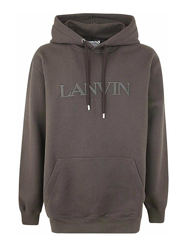 LANVIN: Sweatshirts & Sweaters - Lanvin paris oversized hoodie
