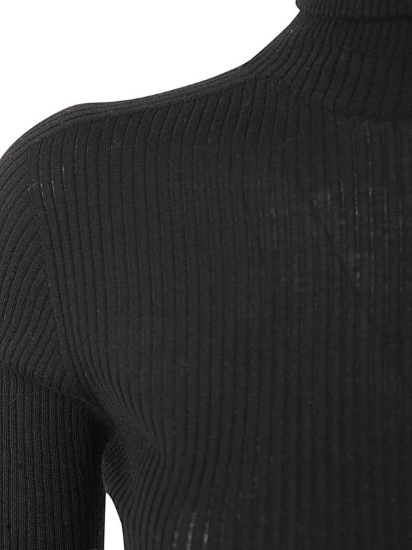 The Best Shops SPORTMAX: Rollkragenpullover  und Polo-Ausschnitt - Rollkragenpullover - Schwarz