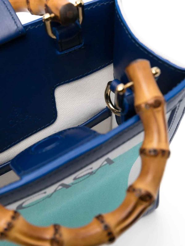 Mini house tote shop online: CASABLANCA