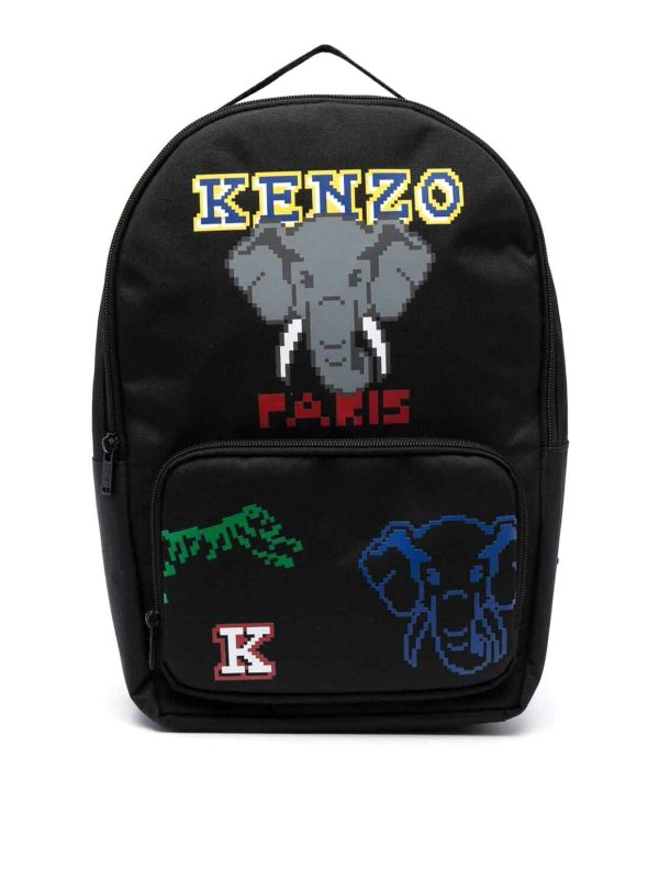 KENZO: backpacks - Kenzo club d2 backpack