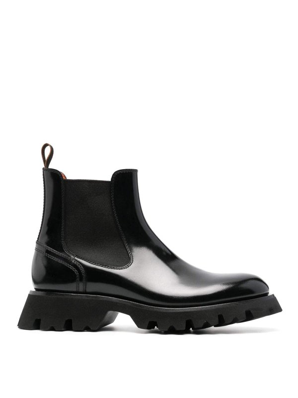 SANTONI: Bottes - Bottes - Noir