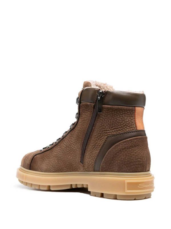 The Best Shops SANTONI: ブーティー - アンクルブーツ - ブラウン