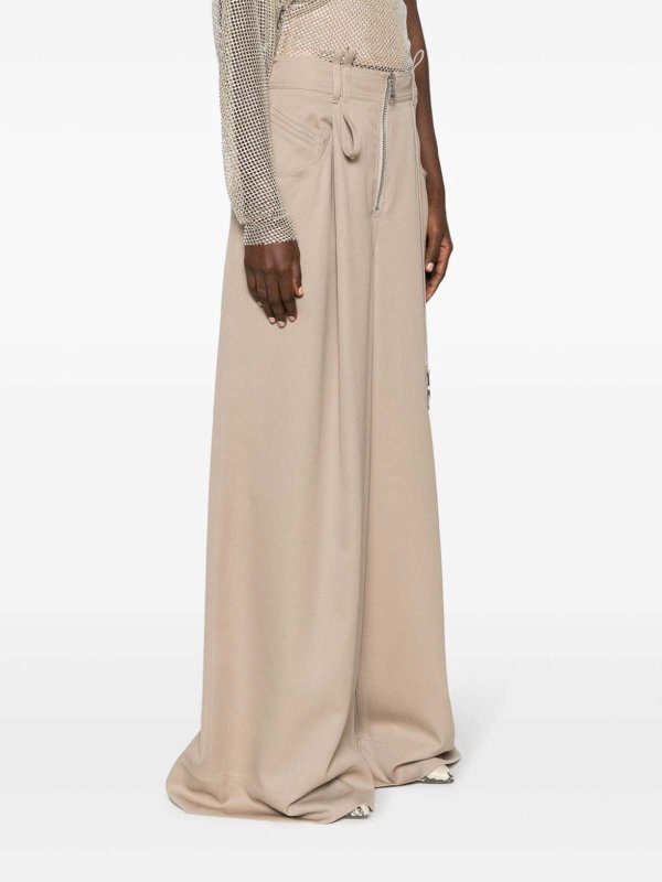 The Best Shops The Attico: カジュアルトラウザー - ショートパンツ - ベージュ