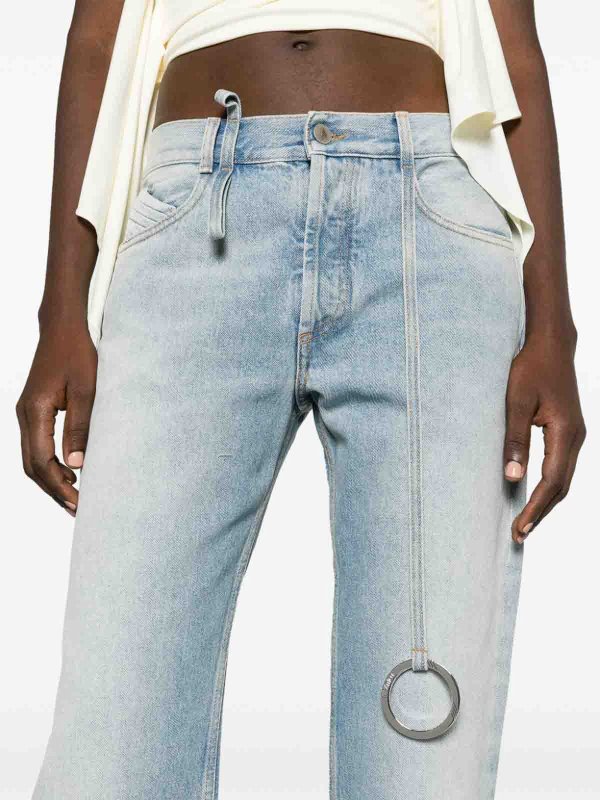 The Attico: ブーツカットジーンズ online - ブーツカットジーンズ - ブルー