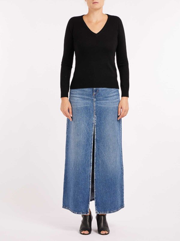 ABSOLUT CASHMERE: クルーネック online - クルーネック - 黒