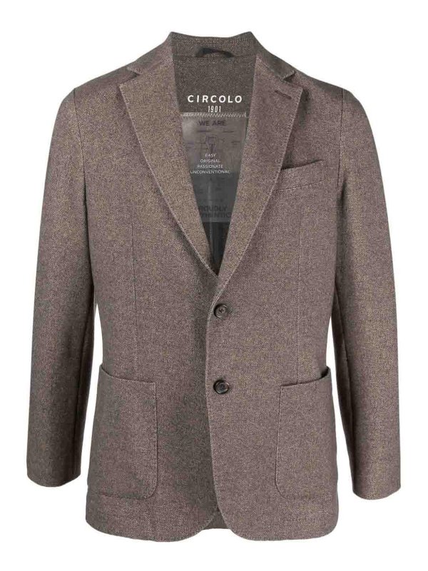 CIRCOLO 1901: blazers - Single-breasted blazer
