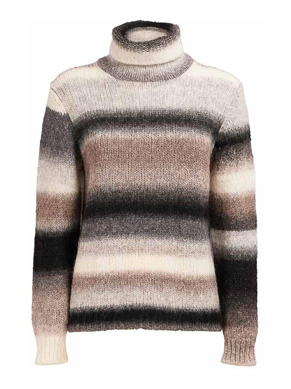 Kangra Cashmere: クルーネック - クルーネック - マルチカラー