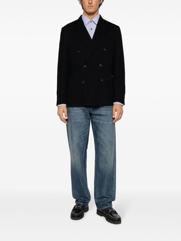 The Best Shops LARDINI: short coats - Double-breasted blazer