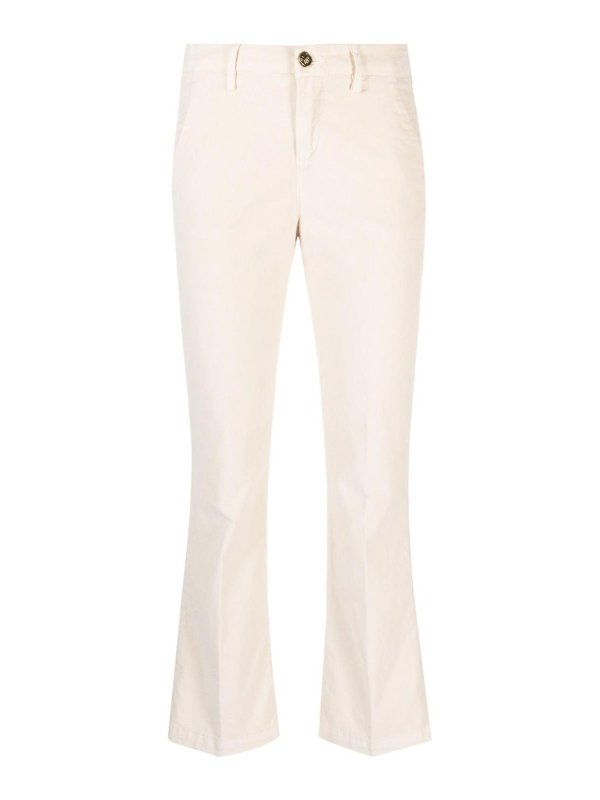 Liu Jo: ブーツカットジーンズ - ブーツカットジーンズ - 白