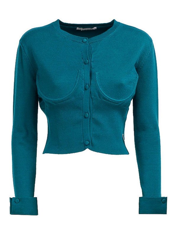 MAR DE MARGARITAS: カーディガン - カーディガン - ブルー