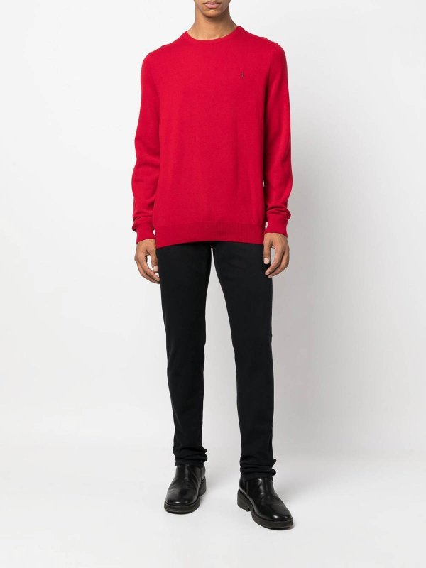 POLO RALPH LAUREN: Strickpullover mit Rundhalsausschnitt online - Rundhalspullover - Rot