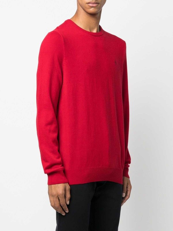 Rundhalspullover - Rot shop online: POLO RALPH LAUREN