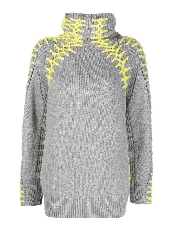 ERMANNO SCERVINO: Pull col rond - Pull Col Rond - Gris