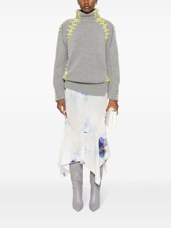 Pull Col Rond - Gris shop online: ERMANNO SCERVINO