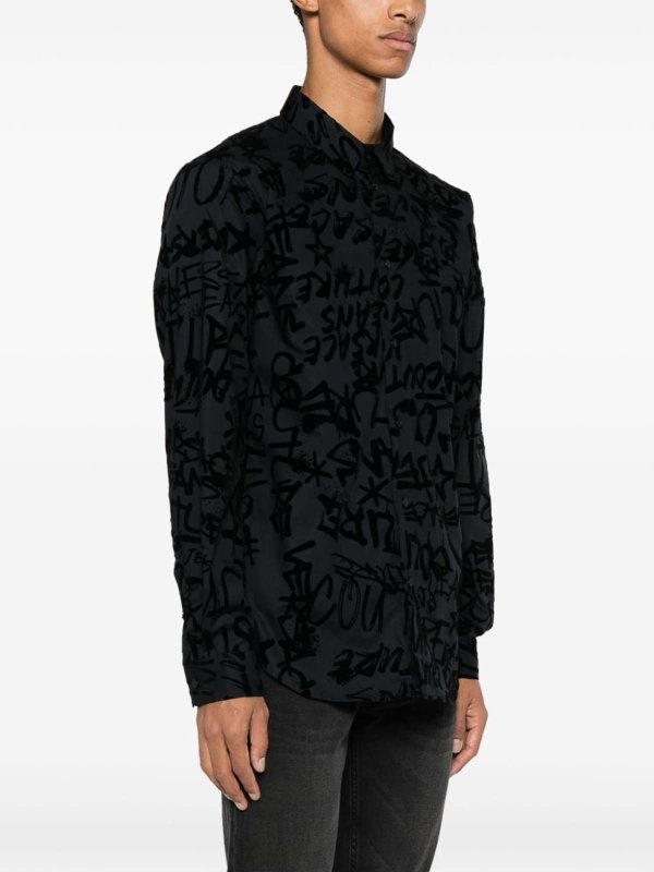 VERSACE JEANS: シャツ online - シャツ - 黒