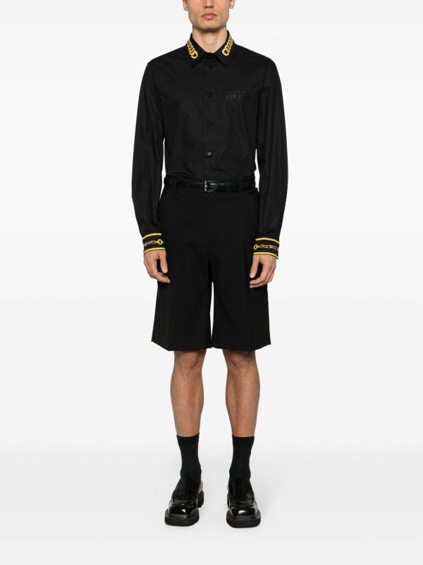 シャツ - 黒 shop online: Versace Jeans Couture