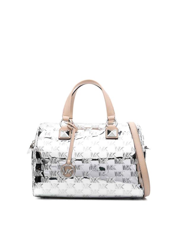 MICHAEL KORS: cross body bags - Embossed logo print bag