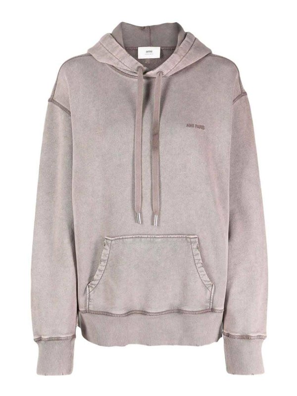 AMI PARIS: Sweatshirts & Sweaters - Hooded sweatshirt