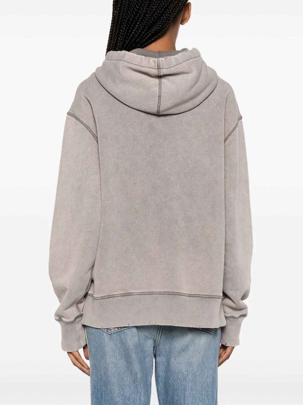 Hooded sweatshirt shop online: AMI PARIS