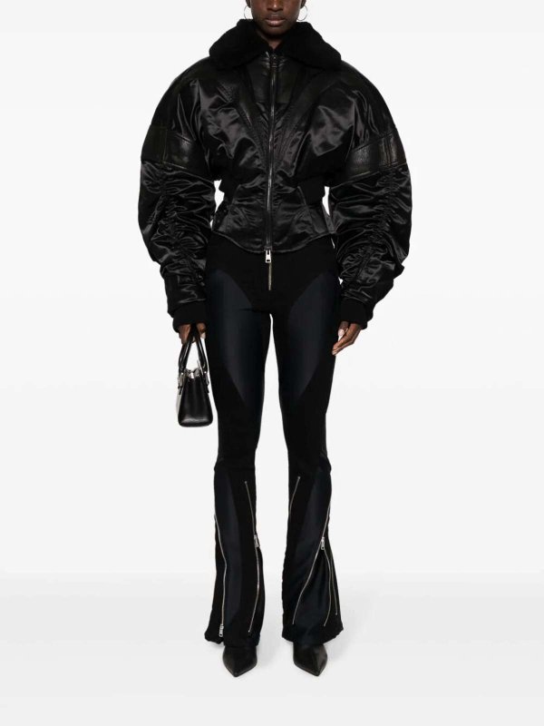 The Best Shops MUGLER: jeans bootcut - Jeans bimateriale con zip