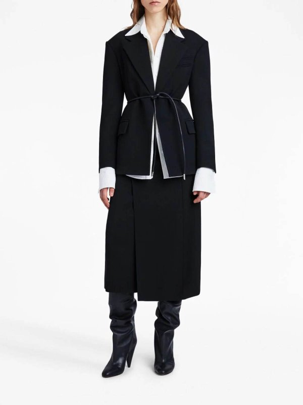 Proenza Schouler: ニーレングススカート＆ミディ丈 online - 膝丈/ミディスカート - 黒