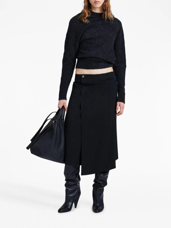 The Best Shops Proenza Schouler: ニーレングススカート＆ミディ丈 - 膝丈/ミディスカート - 黒