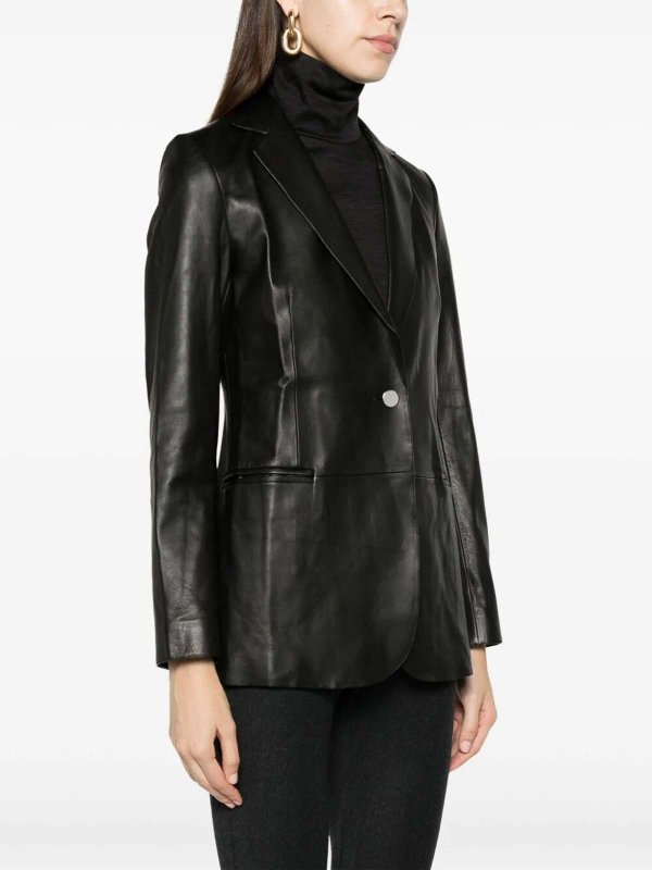 Theory: casual jackets online - Leather jacket