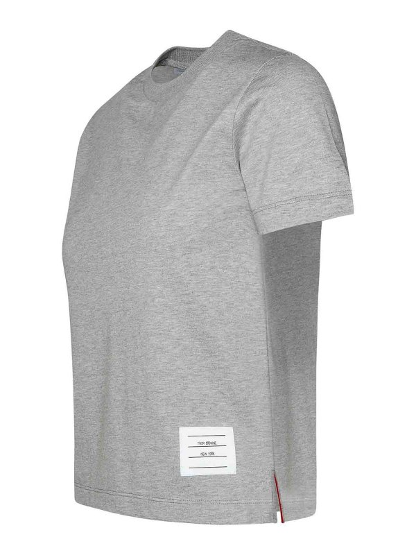 The Best Shops THOM BROWNE: T-shirts - T-Shirt - Gris