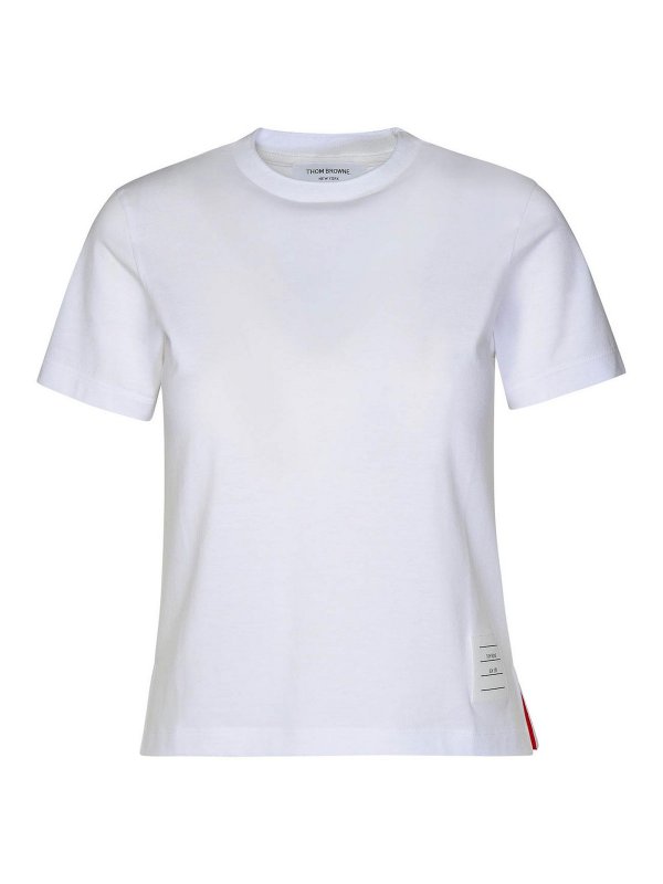 THOM BROWNE: T-shirts - T-Shirt - Weiß