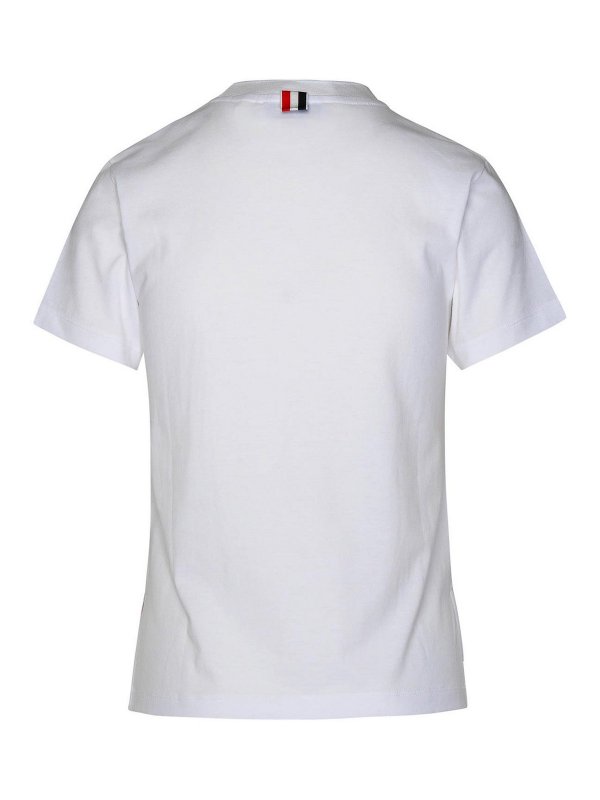 THOM BROWNE: T-shirts online - T-Shirt - Weiß