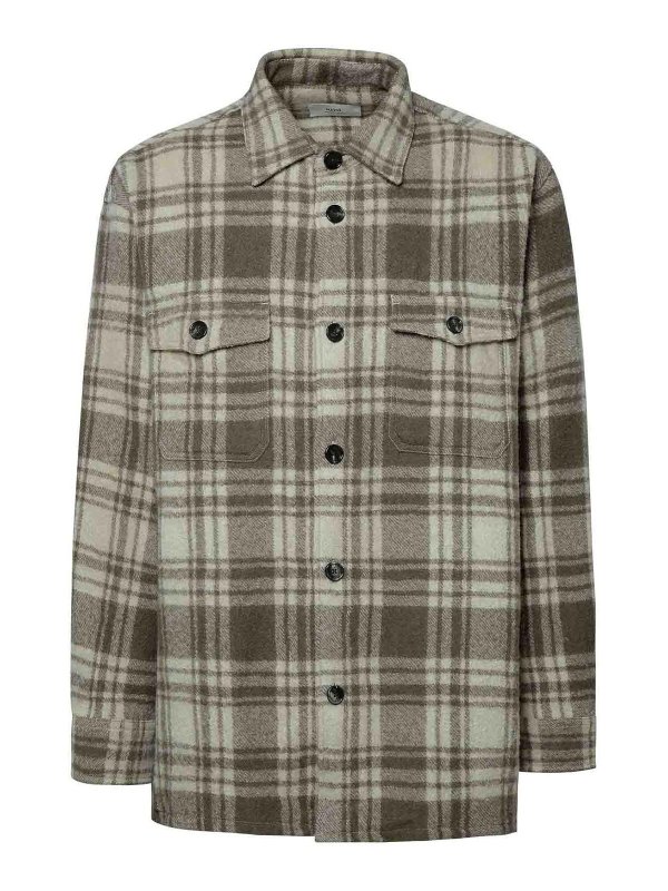 AMI PARIS: shirts - Checked shirt