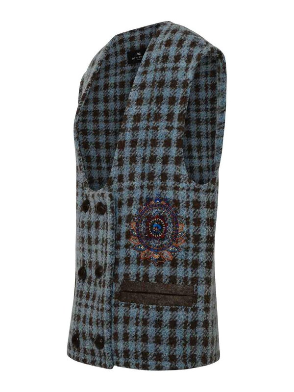 The Best Shops ETRO: Westen - Weste - Hellblau