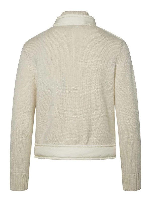 MONCLER: crew necks online - Pile logo