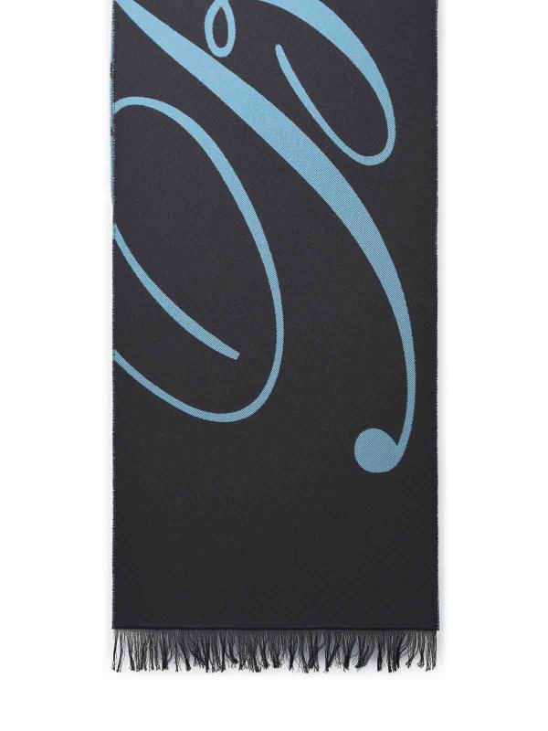 BURBERRY: Écharpes - Écharpe - Bleu Clair