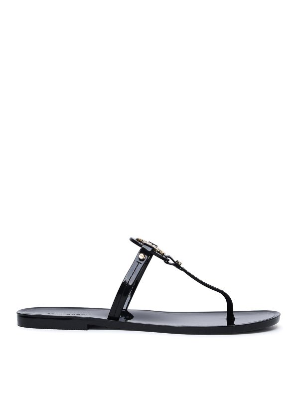 TORY BURCH: Chanclas de playa - Chanclas - Negro