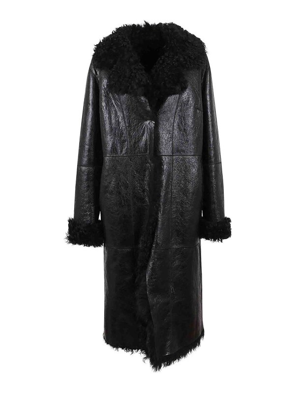 ARMA: Ledermäntel - Ledermantel - Schwarz