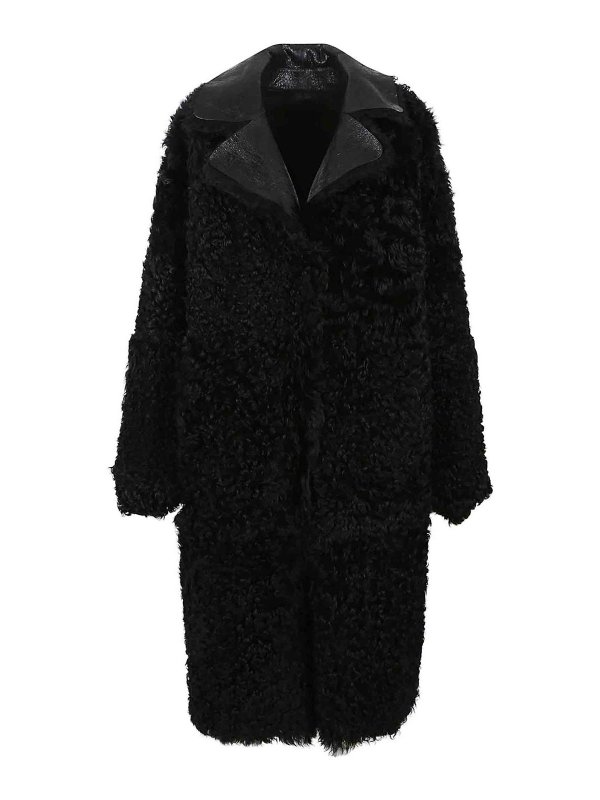 The Best Shops ARMA: Ledermäntel - Ledermantel - Schwarz