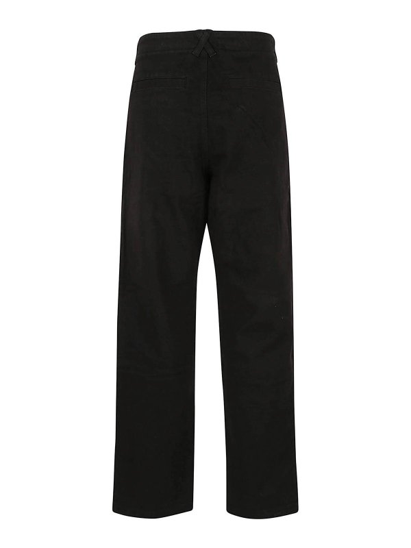 Marcelo Burlon: Tailored & Formal trousers online - Cross cotton straight pants