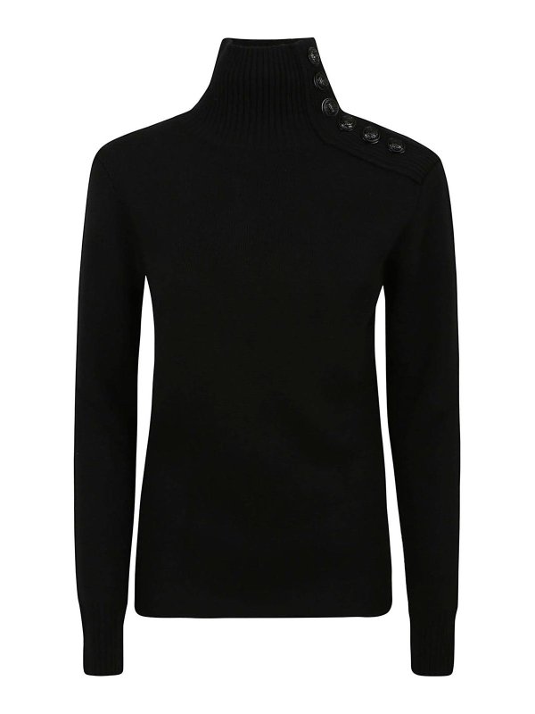 PACO RABANNE: Rollkragenpullover  und Polo-Ausschnitt - Rollkragenpullover - Schwarz