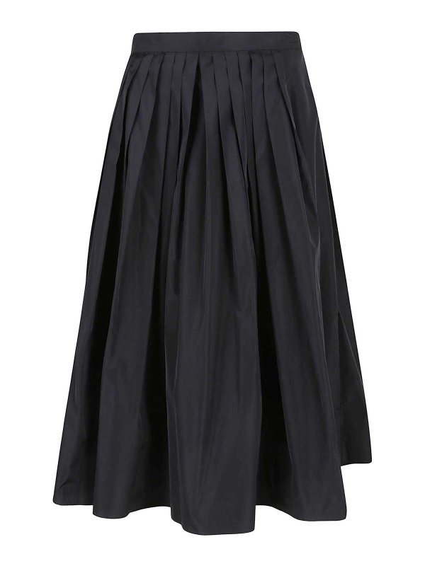 POLO RALPH LAUREN: ニーレングススカート＆ミディ丈 - 膝丈/ミディスカート - 黒