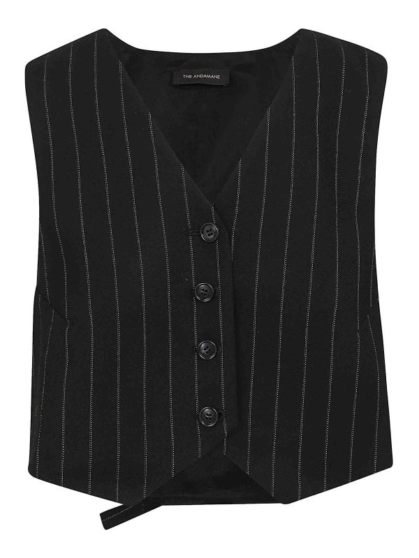 Vests The Andamane - Nadine vest - TM140913CTNV108BLACK | thebs.com