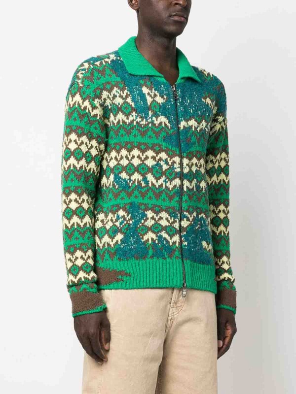 Cardigan - Grün shop online: ANDERSSON BELL
