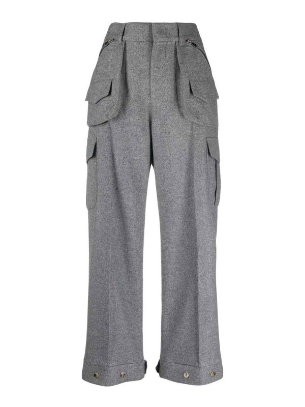 ERMANNO SCERVINO: Hosen Shorts - Shorts - Hellgrau