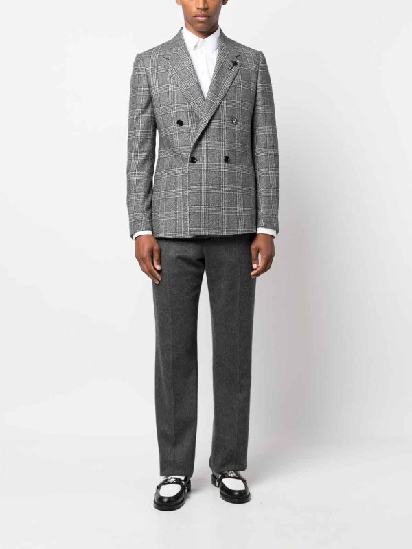 LARDINI: blazers online - `kosmo` double-breasted blazer