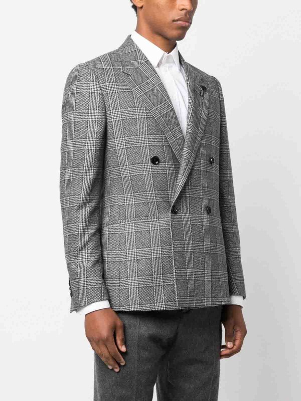 The Best Shops LARDINI: blazers - `kosmo` double-breasted blazer