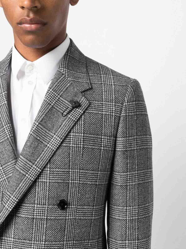 `kosmo` double-breasted blazer shop online: LARDINI