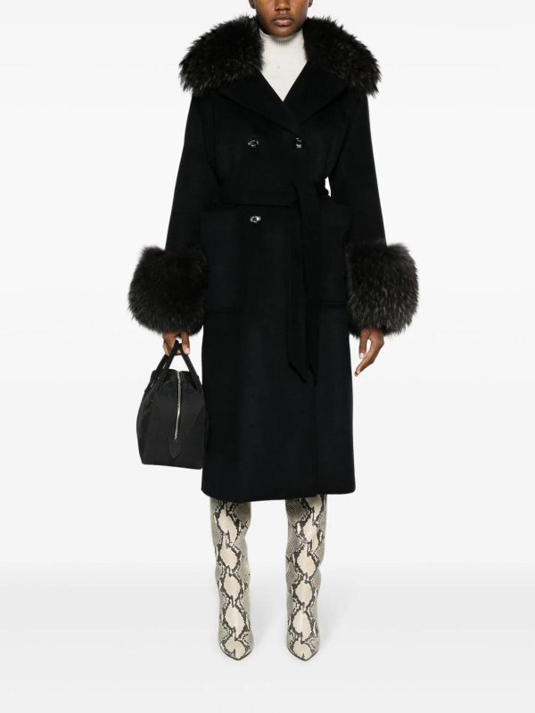 MOORER: cappotti corti online - Cappotto doppiopetto